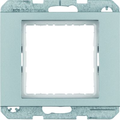 BERKER K.5 Zestaw adaptacyjny do modułów systo 45x45mm stal szlachetna lakierowana 14407004 HAGER (14407004)