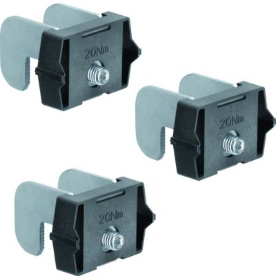 LV haki prądowe do szyn zasilających NH1/2/3 grubość szyny 5-10mm 3 szt. LVZK HAGER (LVZK)