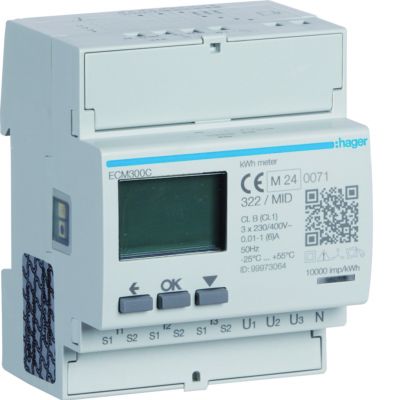 agardio.measure Licznik energii elektr. 3-fazowy, przekł. 1-5A 4M, M-bus, MID (ECM300C)