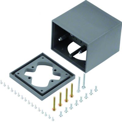 tehalit.VE-EE Puszka napodłogowa 2 stal szary PA GBZ27011 HAGER (GBZ27011)