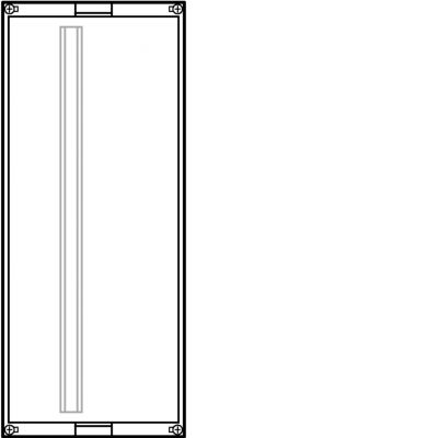 univers N Blok dla zacisków szeregowych pionowych 600x250mm UD41A2 HAGER (UD41A2)