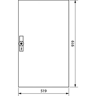 univers Drzwi prawe do obudowy IP54 950x550mm FZ014W HAGER (FZ014W)
