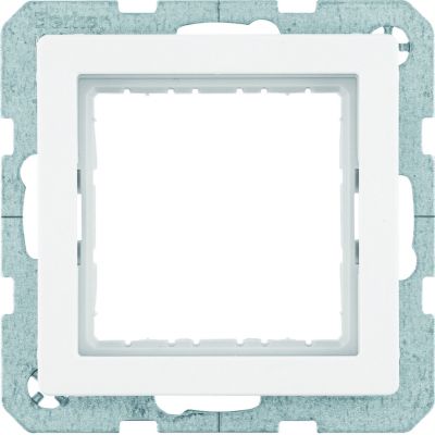 BERKER Q.x Zestaw adaptacyjny do modułów systo 45x45mm biały aksamit 14406089 HAGER (14406089)
