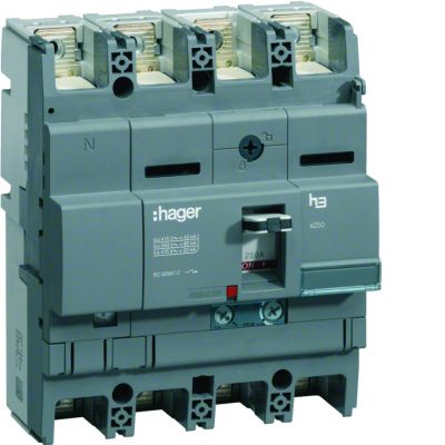 Wyłącznik mocy x250 4P 40kA 160A TM HNB161H HAGER (HNB161H)