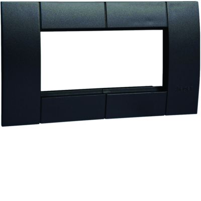 tehalit.WA Ramka montażowa podwójna 45x45mm czarna GT4529011 HAGER (GT4529011)