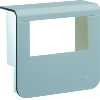 tehalit.SL Pokrywa nośnika urządzeń 20x55 2*45x45 aluminium SL20055932D1 HAGER (SL20055932D1)