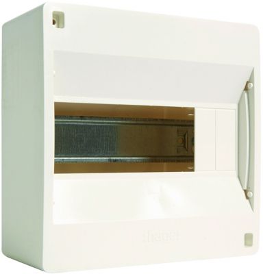 IC2 Rozdzielnica 1x8 natynkowa IP30 bez drzwi VD108NP HAGER (VD108NP)