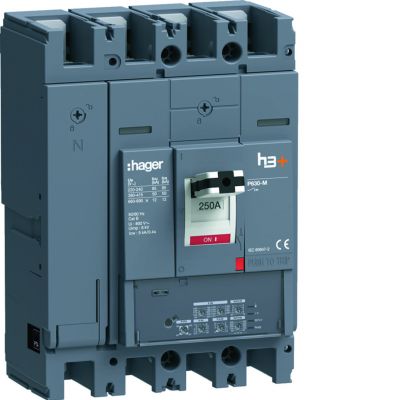 MCCB Wyłącznik mocy h3+ P630 LSI 4x250A 50kA (HMW251JR)