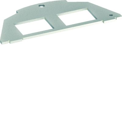 tehalit.VE-EE Płytka montażowa 2xRJ Typ 05 Large Keystone/ AMP 20,1x14,8 (BSM052)
