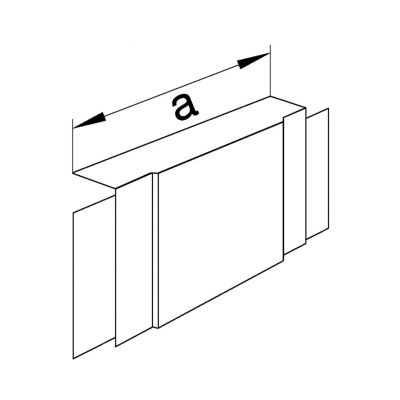 tehalit.LF Element T/X 30x45mm biały (LF3004589016)