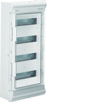 vector outdoor Rozdzielnica natynkowa IP65 odporna na UV przetłoczenia 4x12 VE412PN HAGER (VE412PN)