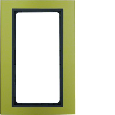 BERKER B.3 Ramka z dużym wycięciem aluminium złot/antracyt 13093016 HAGER (13093016)
