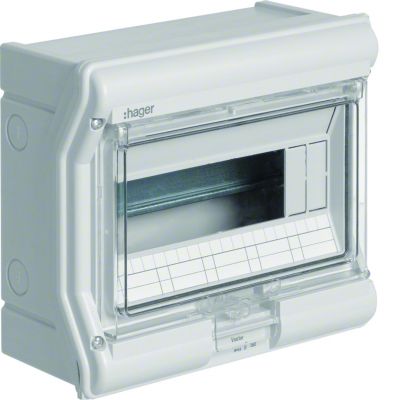 Rozdzielnica modułowa 1x10 natynkowa IP55 Vector VE110L HAGER (VE110L)