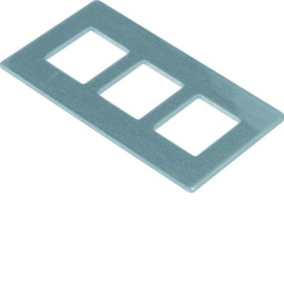 tehalit.GB-EG Płytka montażowa GTVD2/300 3xRJ45 19,3x14,8 aluminium GTVDM013 HAGER (GTVDM013)
