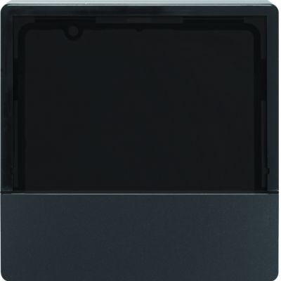 BERKER KNX e/s Q.x Element centralny do regulatora temperatury i pokojowego antracyt. aksamit. lakierowana. 80960126 HAGER (80960126)