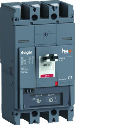 MCCB Wyłącznik mocy h3+ P630 TM 3x400A 50kA (HMW400DR)