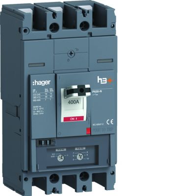 MCCB Wyłącznik mocy h3+ P630 TM 3x400A 40kA (HNW400DR)