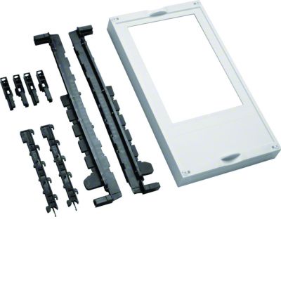 univers N Blok do szyn zbiorczych poziomych 12x5/10mm odstęp 40mm 1xNH1 450x250mm UE31A1B HAGER (UE31A1B)