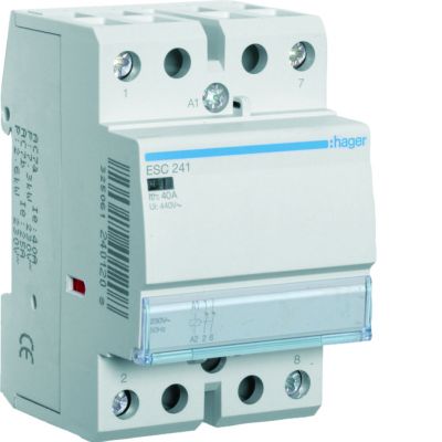 Stycznik modułowy 230V AC 2R 40A AC-7A B ESC241 HAGER (ESC241)