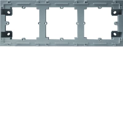 lumina intense Adapter natynkowy potrójny srebrny WL5832 HAGER (WL5832)