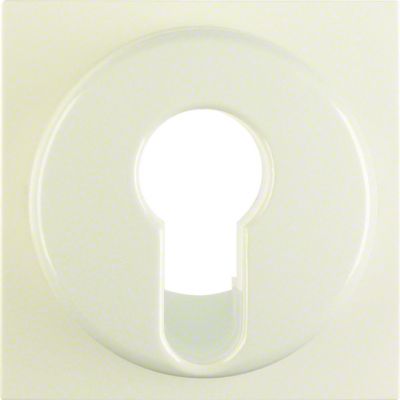 BERKER B.Kwadrat/S.1 Płytka czołowa do łącznika na klucz krem 15078982 HAGER (15078982)