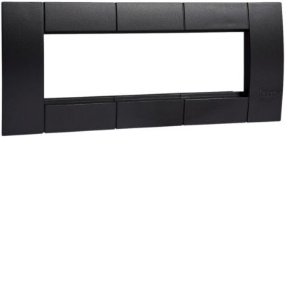 tehalit.WA Ramka montażowa potrójna 45x45mm czarna GT4539011 HAGER (GT4539011)