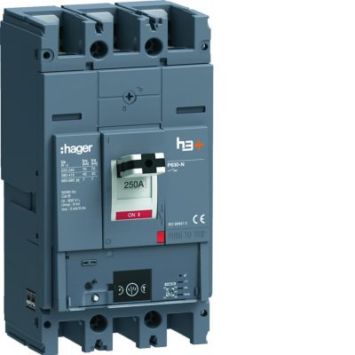 MCCB Wyłącznik mocy h3+ P630 Energy 3x250A 40kA (HNW250NR)