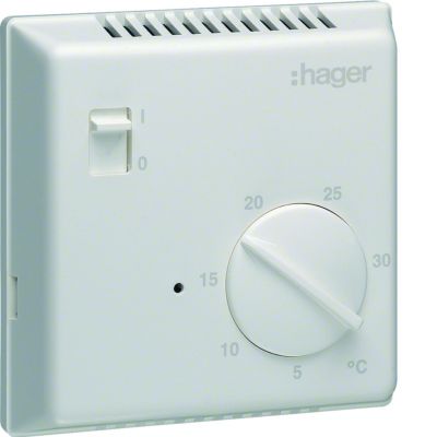 Termostat elektroniczny z wyłącznikiem ręcznym 230V 1P 8A EK003 HAGER (EK003)