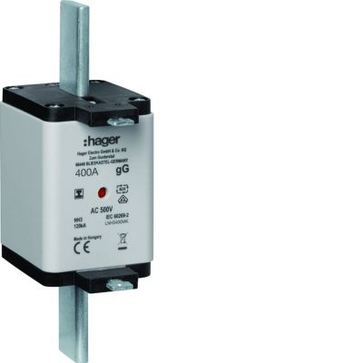 Wkładka bezp. nożowa NH3 wsk.podw. uchwyt izol. gG 400A 500VAC LNH3400MK HAGER (LNH3400MK)