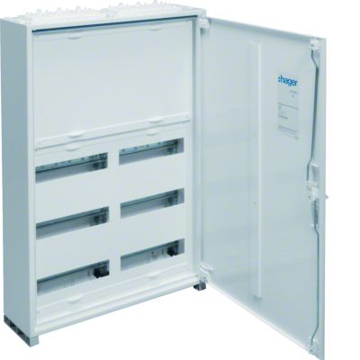 Rozdzielnica modułowa 6x12 natynkowa IP44 kl.II FW univers N 800x550x160mm FWB52N HAGER (FWB52N)