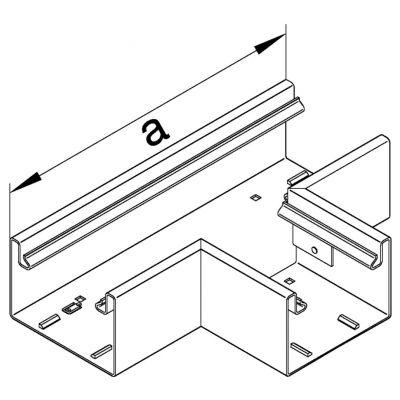 tehalit.BRS Element T 65x130 stal jasnoszary BRS6513087035 HAGER (BRS6513087035)