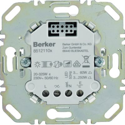 BERKER one.platform Elektroniczny sterownik załączający pojedynczy mechanizm 85121100 HAGER (85121100)