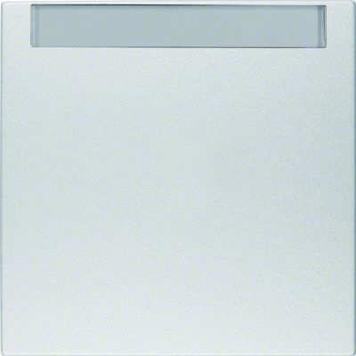 BERKER B.Kwadrat/B.7 Klawisz pole opisowe do łączników 1-klawiszowych aluminium mat lakierowana 16261404 HAGER (16261404)