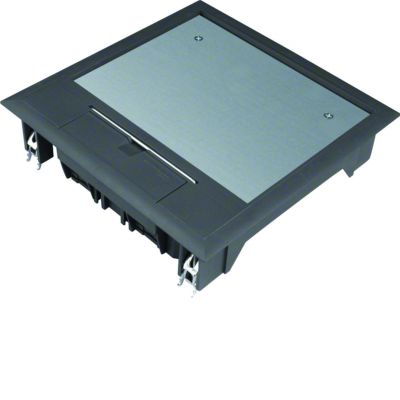 tehalit.VE-EE Pokrywa uchylna VQ06 200x200 wykładzina 5mm czarny PA VQ06059005 HAGER (VQ06059005)