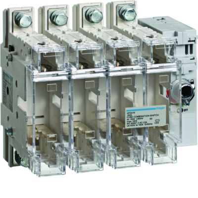 Rozłącznik izolacyjny z bezpiecznikami 4P NH00 160A HFD416 HAGER (HFD416)