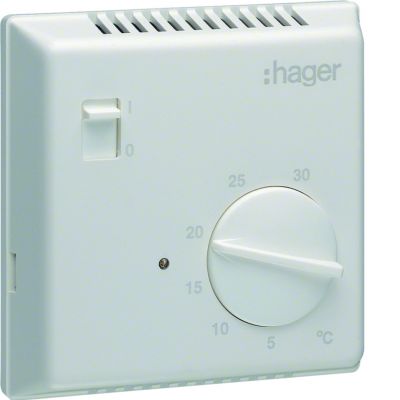 Termostat bimetalowy z wyłącznikiem ręcznym 230V 1P 10A EK051 HAGER (EK051)