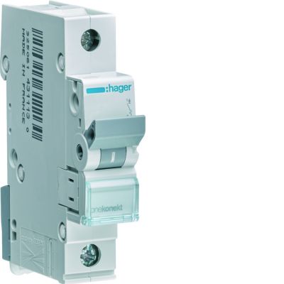 MCB Wyłącznik nadprądowy 6kA 1P B25A MBN125E HAGER (MBN125E)