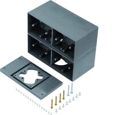 tehalit.VE-EE Puszka napodłogowa 8 stal szary PA GBZ87011 HAGER (GBZ87011)