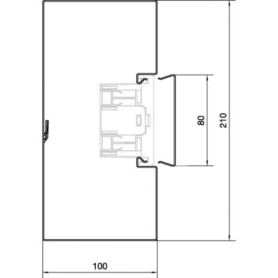 tehalit.BRS Podstawa 100x210mm stal ocynk BRS1002101VERZ HAGER (BRS1002101VERZ)