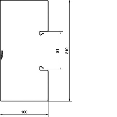 tehalit.BRS Podstawa 100x210mm stal ocynk BRS1002101VERZ HAGER (BRS1002101VERZ)