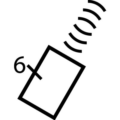 KNX q/e/s Pilot radiowy 6-kanałowy KNX RF TU406 HAGER (TU406)