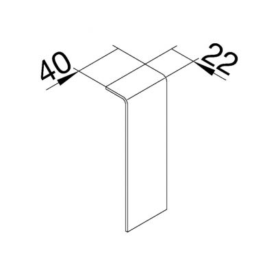 tehalit.SL Łącznik 20x115 biały (SL2011579016)