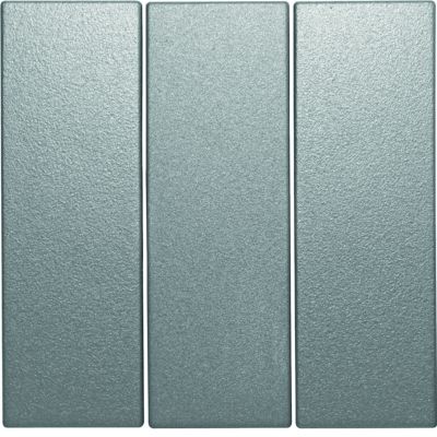 BERKER B.Kwadrat/B.7 Klawisze do łącznika 3-klawiszowego aluminium mat lakierowana 16651404 HAGER (16651404)