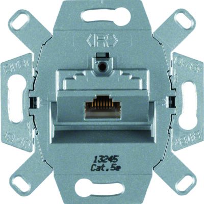 BERKER one.platform Mechanizm gniazda komputerowego UAE pojedyncza (RJ45) ekranowane kat. 5e 534554 HAGER (534554)