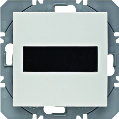 BERKER S.1/B.3/B.7 KNX RF Przycisk pojedynczy płaski z baterią słoneczną biały 85655188 HAGER (85655188)
