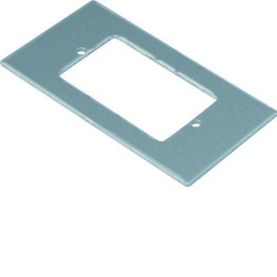 tehalit.GB-EG Płytka montażowa GTVD2/300 MULTIMED 25x39 aluminium GTVDM331 HAGER (GTVDM331)