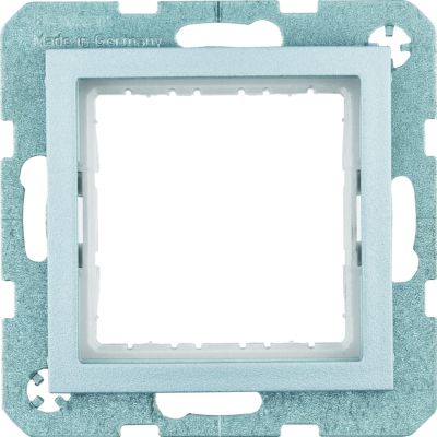 BERKER B.Kwadrat/B.7 Zestaw adaptacyjny do modułów systo 45x45mm aluminium lakierowana 14401404 HAGER (14401404)