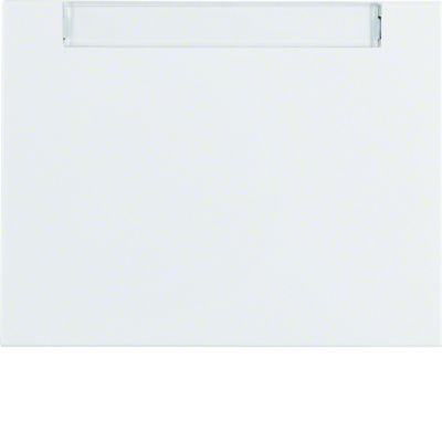 BERKER K.1 Klawisz z pole opisowe do łącznika 1-klaw. biały 14267009 HAGER (14267009)