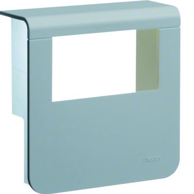 tehalit.SL Pokrywa nośnika urządzeń 20x80 2*45x45 aluminium SL20080932D1 HAGER (SL20080932D1)