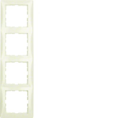 BERKER B.Kwadrat Ramka poczwórna krem 5310148982 HAGER (5310148982)